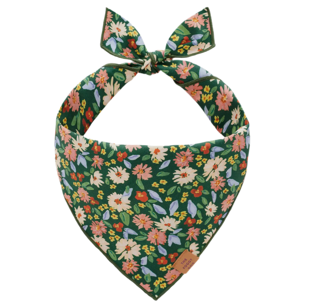 The Foggy Dog Bandana - Secret Garden - The Dog Shop