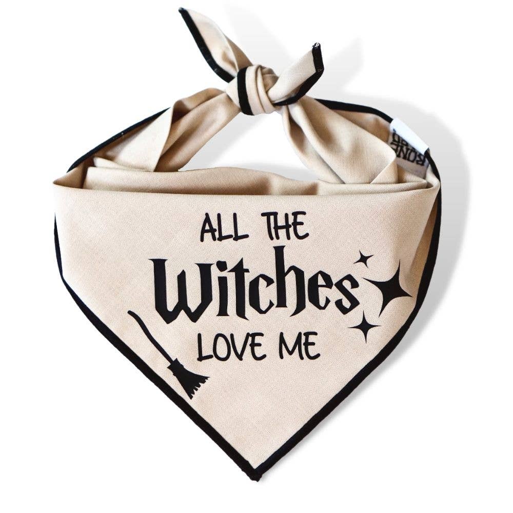 "All the Witches" Halloween Dog Bandana - The Dog Shop