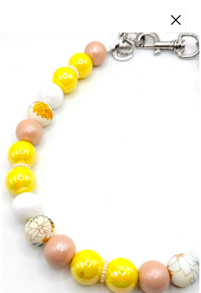 Jordy | Beaded Dog Collar: 14" - The Dog Shop