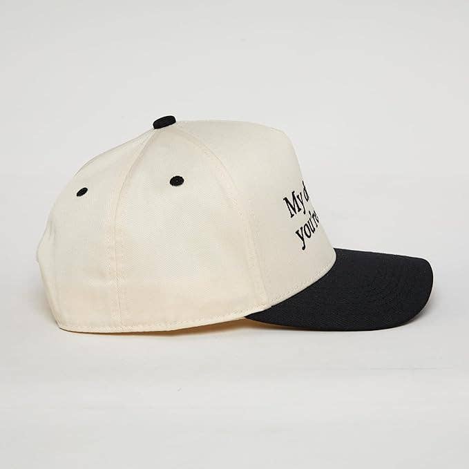 My Dog Said You're a Hoe Trucker Hat  - Black/Beige - The Dog Shop