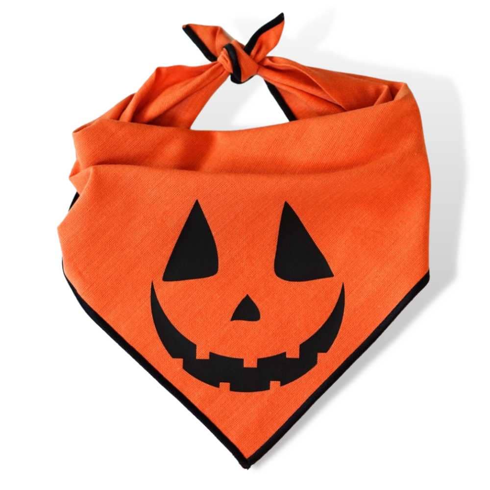 "Jack-O'-Lantern" Halloween Dog Bandana - The Dog Shop