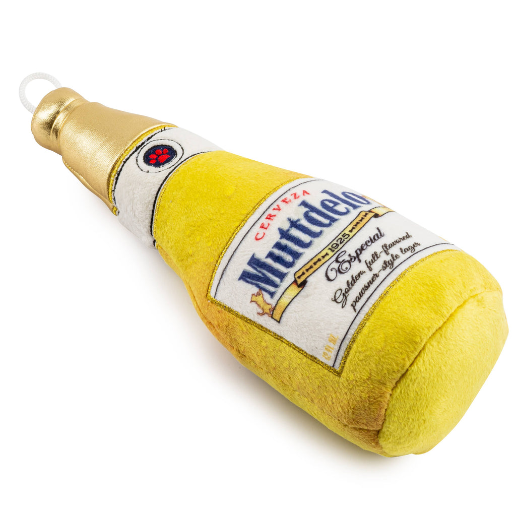 Muttdelo Beer Bottle Dog Toy - The Dog Shop