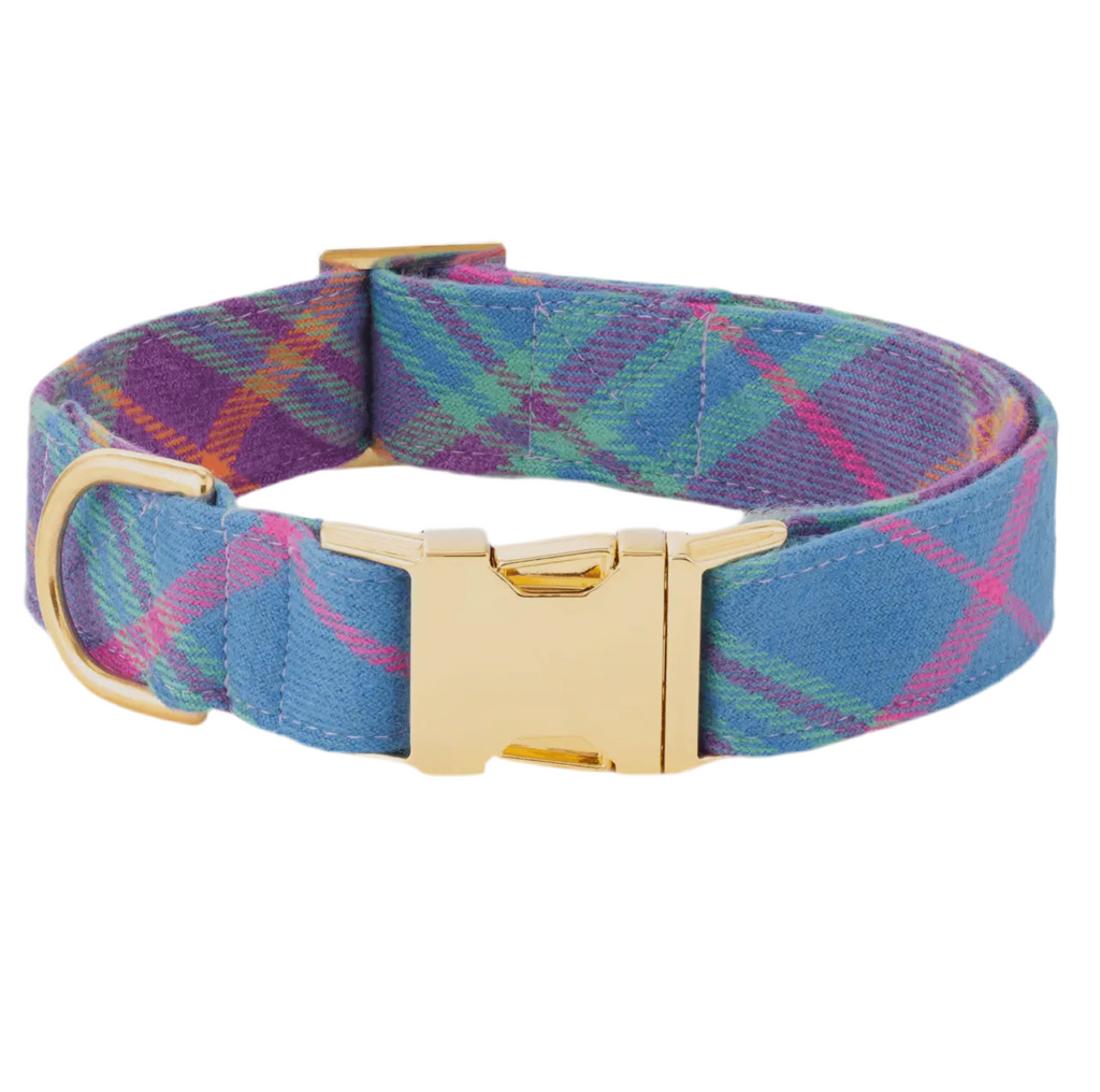 The Foggy Dog Collar - Piper Plaid Flannel - The Dog Shop