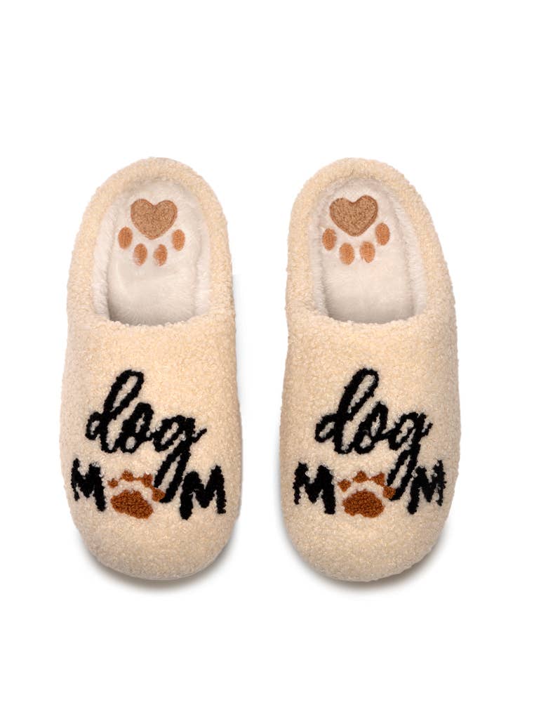 Dog Mom Slippers - The Dog Shop