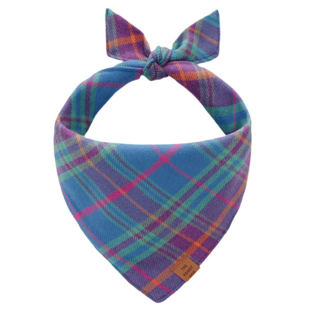 The Foggy Dog Bandana - Piper Plaid Flannel - The Dog Shop