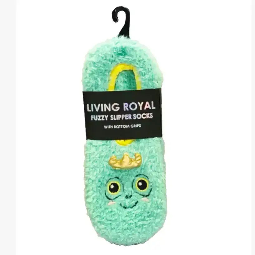 Puppy Dog Fuzzy Slipper Socks - Brown - The Dog Shop
