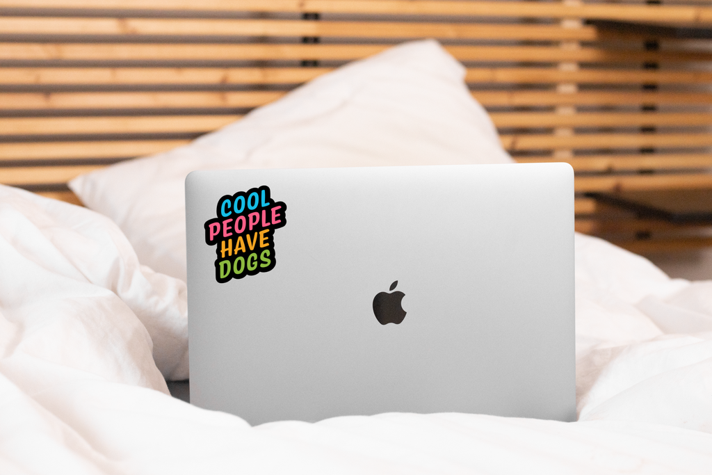 Cool People Have Dogs Sticker - The Dog Shop