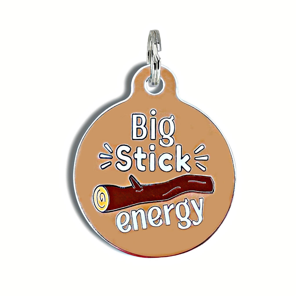 Adventure Dog ID Tag Personalize - Big Sticker Energy : Large / Engraved QR Code - The Dog Shop