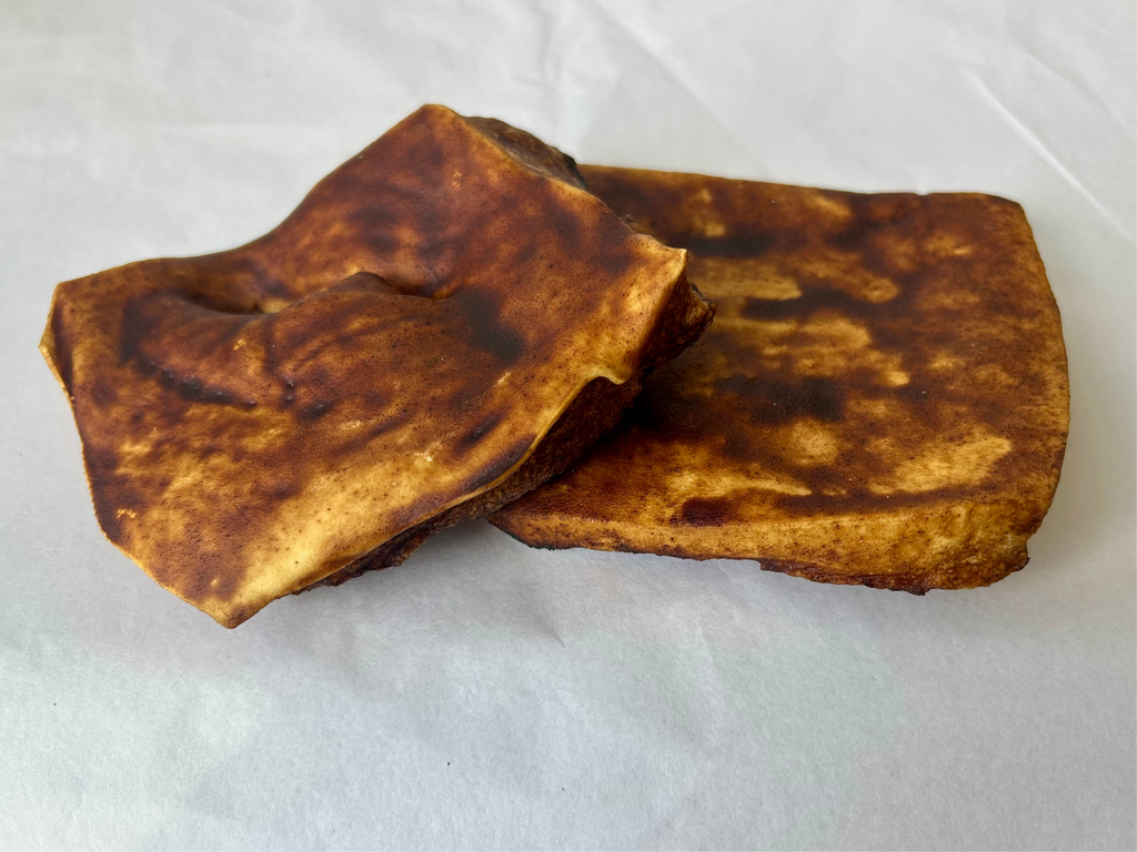 Beef Cheek Chips Beef Broth Basted 4″x4" - The Dog Shop