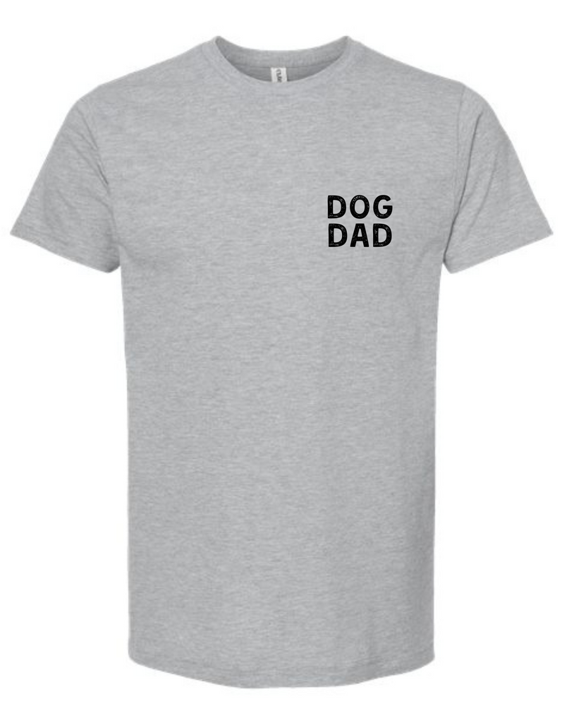 Dog Dad Tee - Heather Grey - The Dog Shop