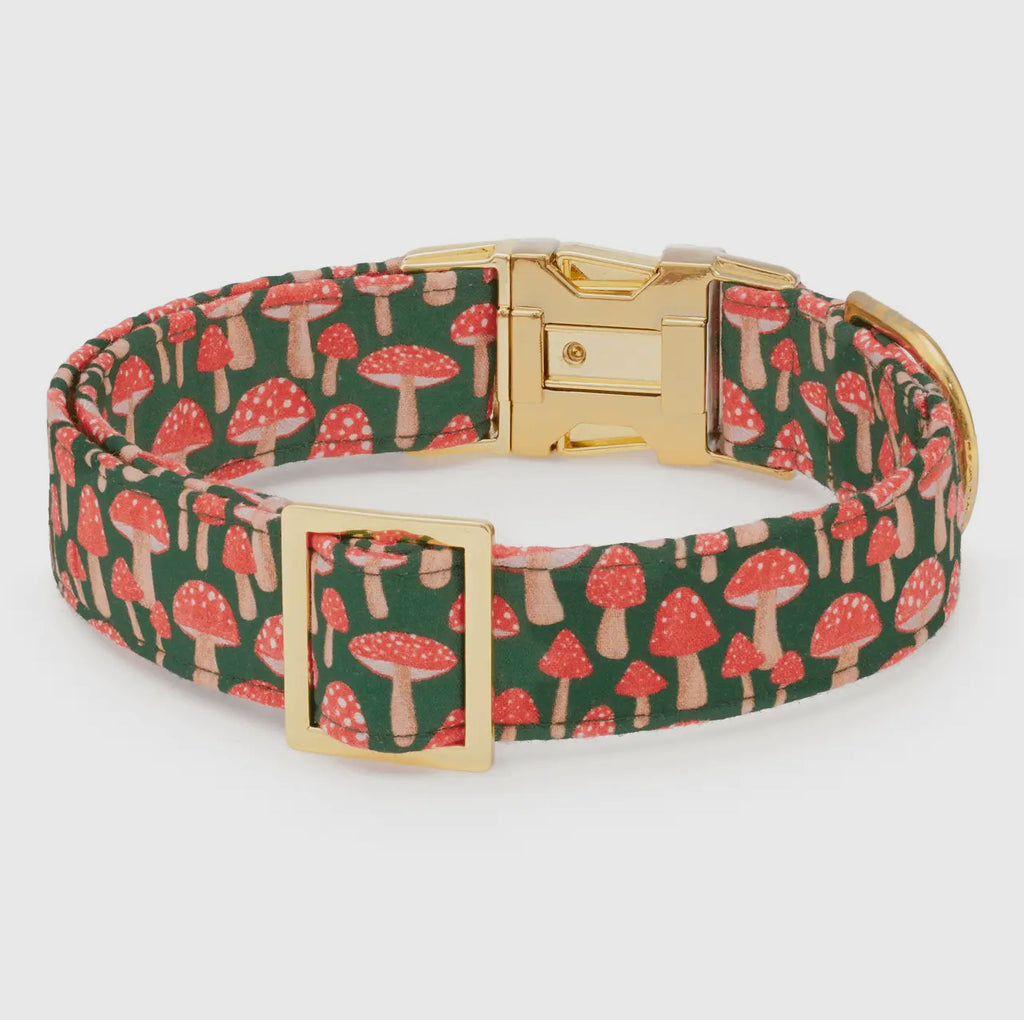 The Foggy Dog Collar - Mushroom Meadow - The Dog Shop