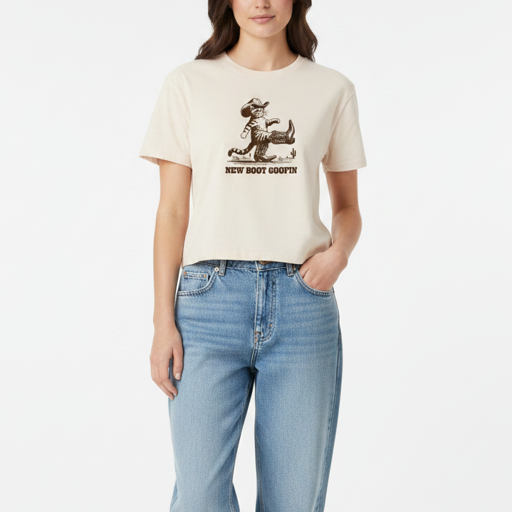 New Boot Goofin Cropped Tee – The Dog Shop
