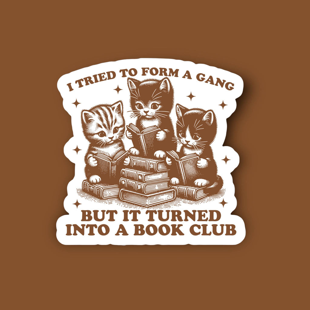 Book Club Bookish Sticker - The Dog Shop
