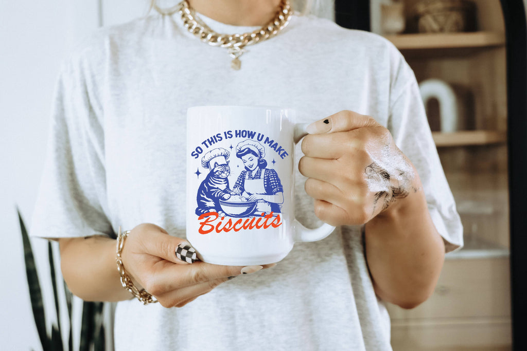 Cat Biscuits Coffee Mug - The Dog Shop