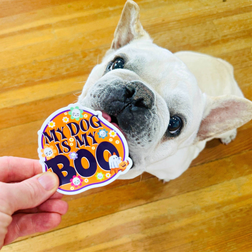 Halloween Sticker - My Dog is my Boo - The Dog Shop