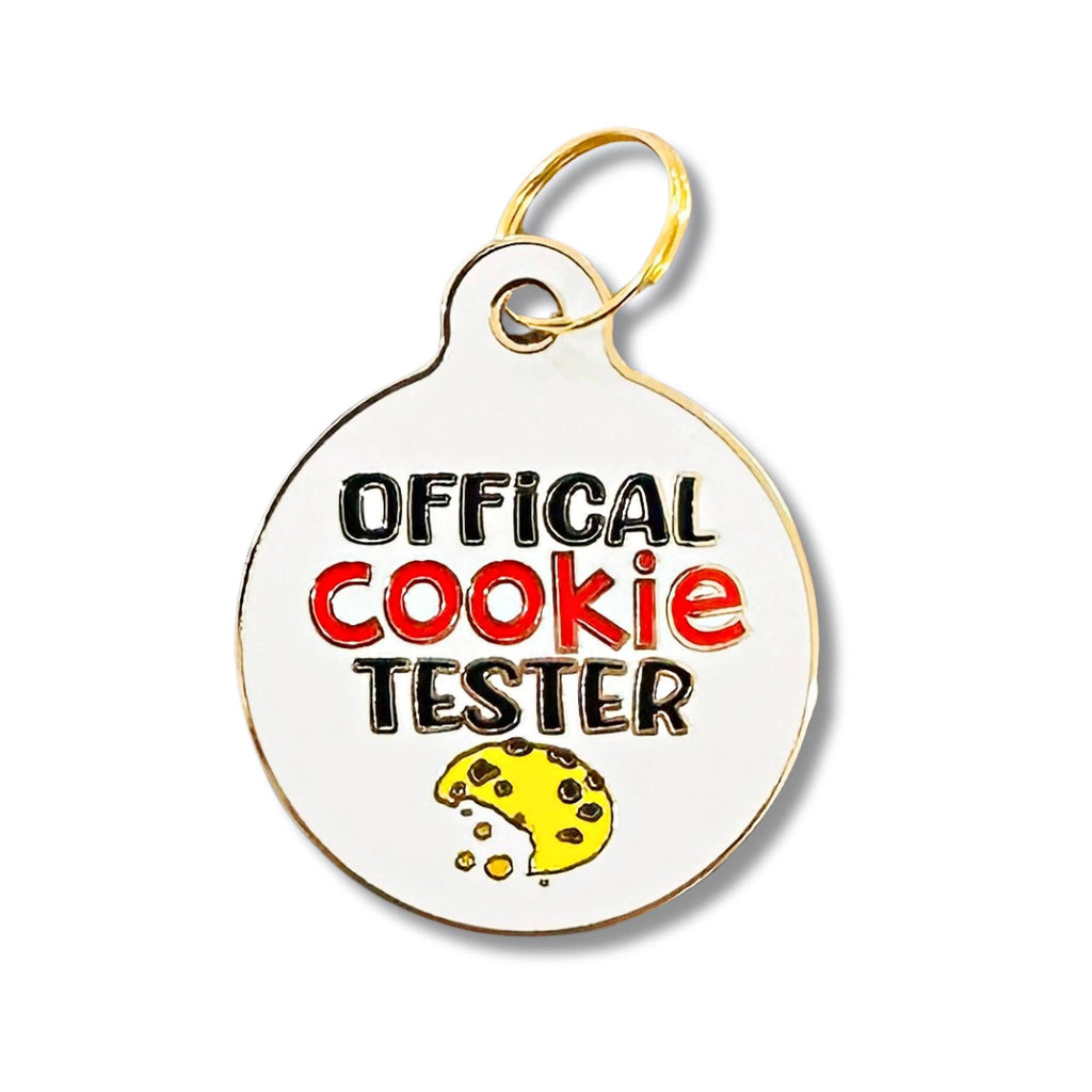 Pet ID Christmas Tag - Official Cookie Tester - The Dog Shop