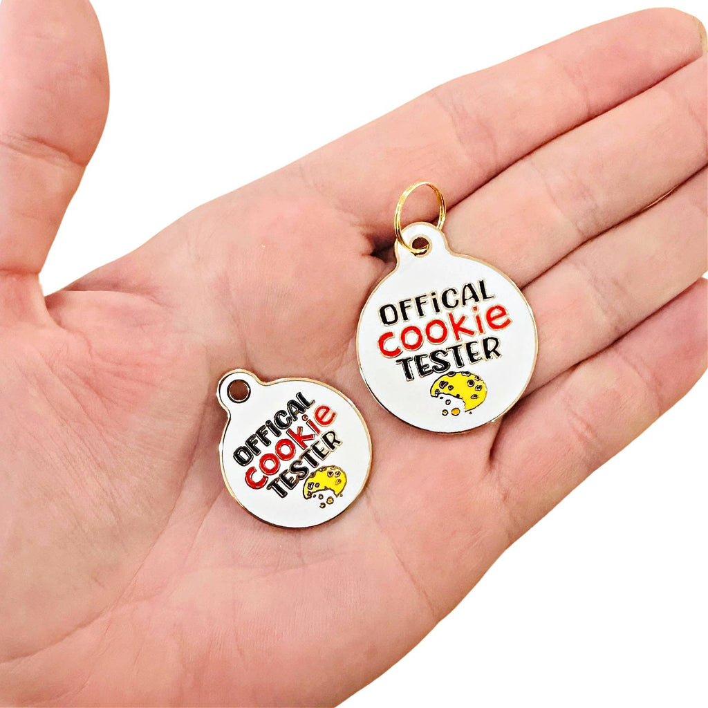 Pet ID Christmas Tag - Official Cookie Tester - The Dog Shop