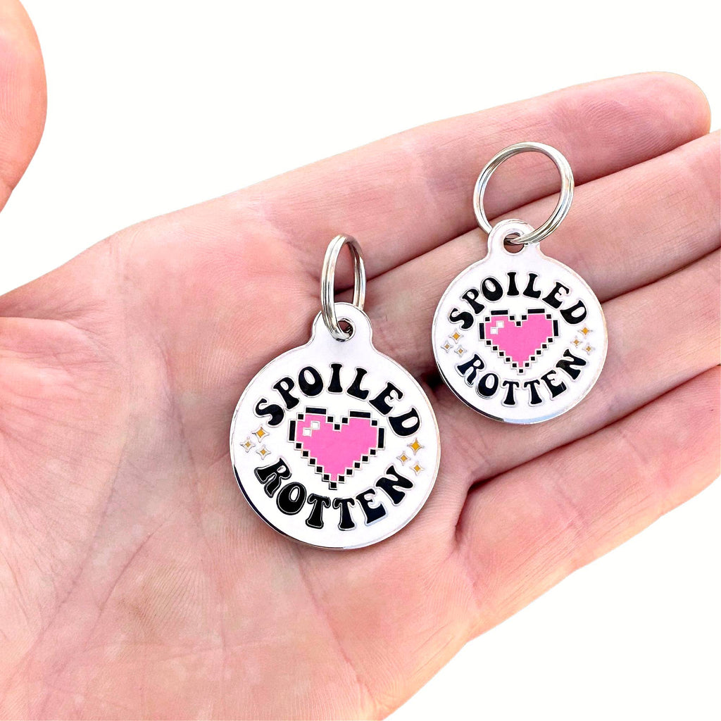 Pet ID QR Tag - Spoiled Rotten - The Dog Shop