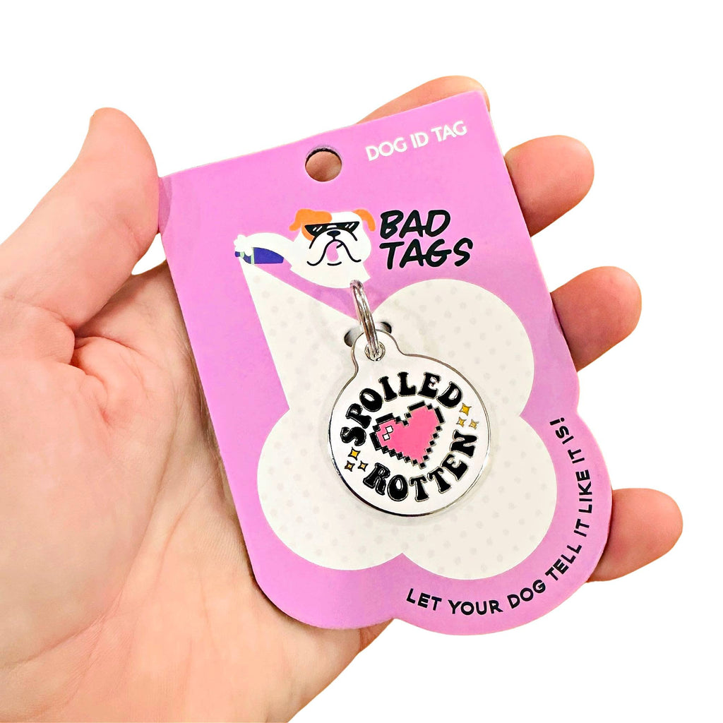 Pet ID QR Tag - Spoiled Rotten - The Dog Shop