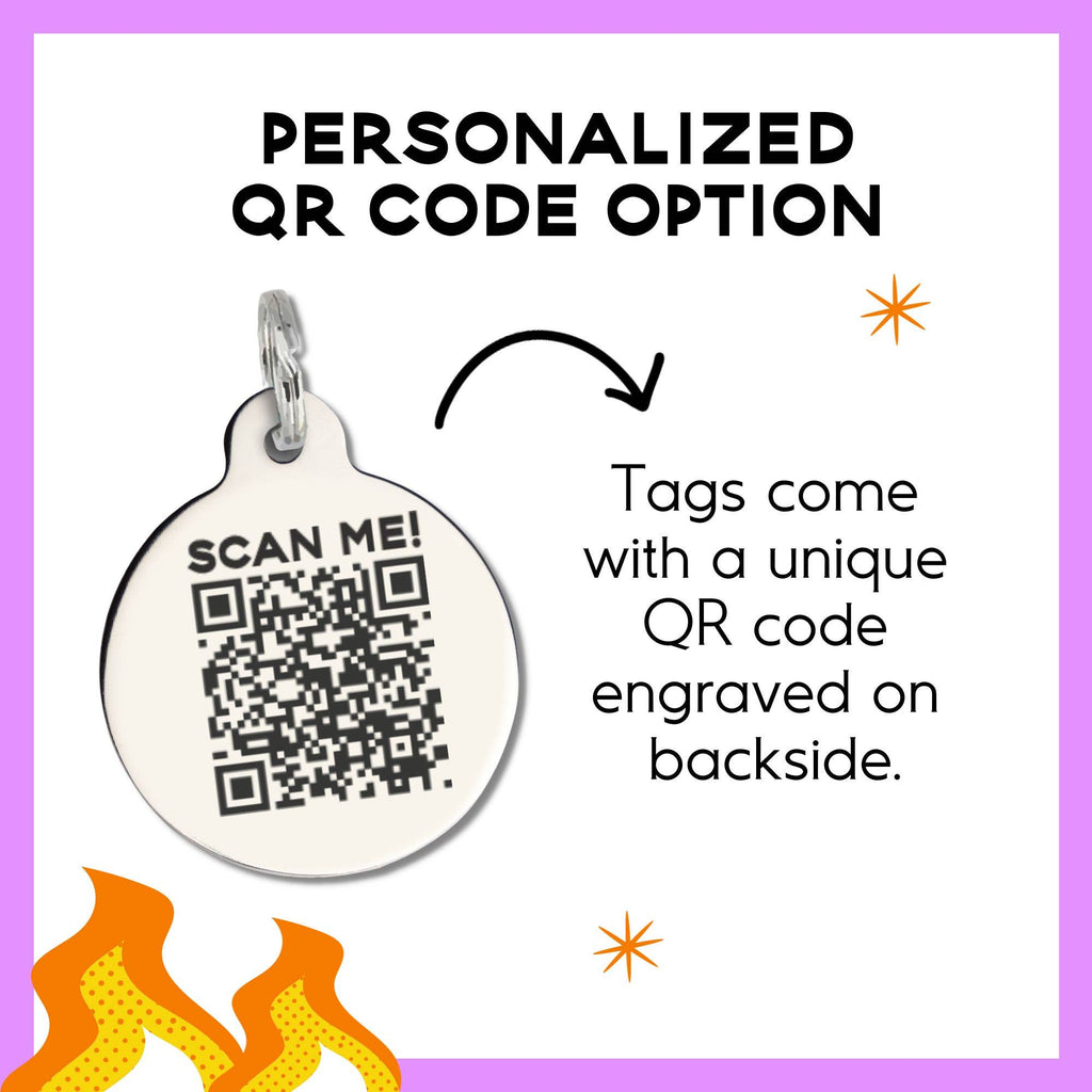 Pet ID QR Tag - Spoiled Rotten - The Dog Shop