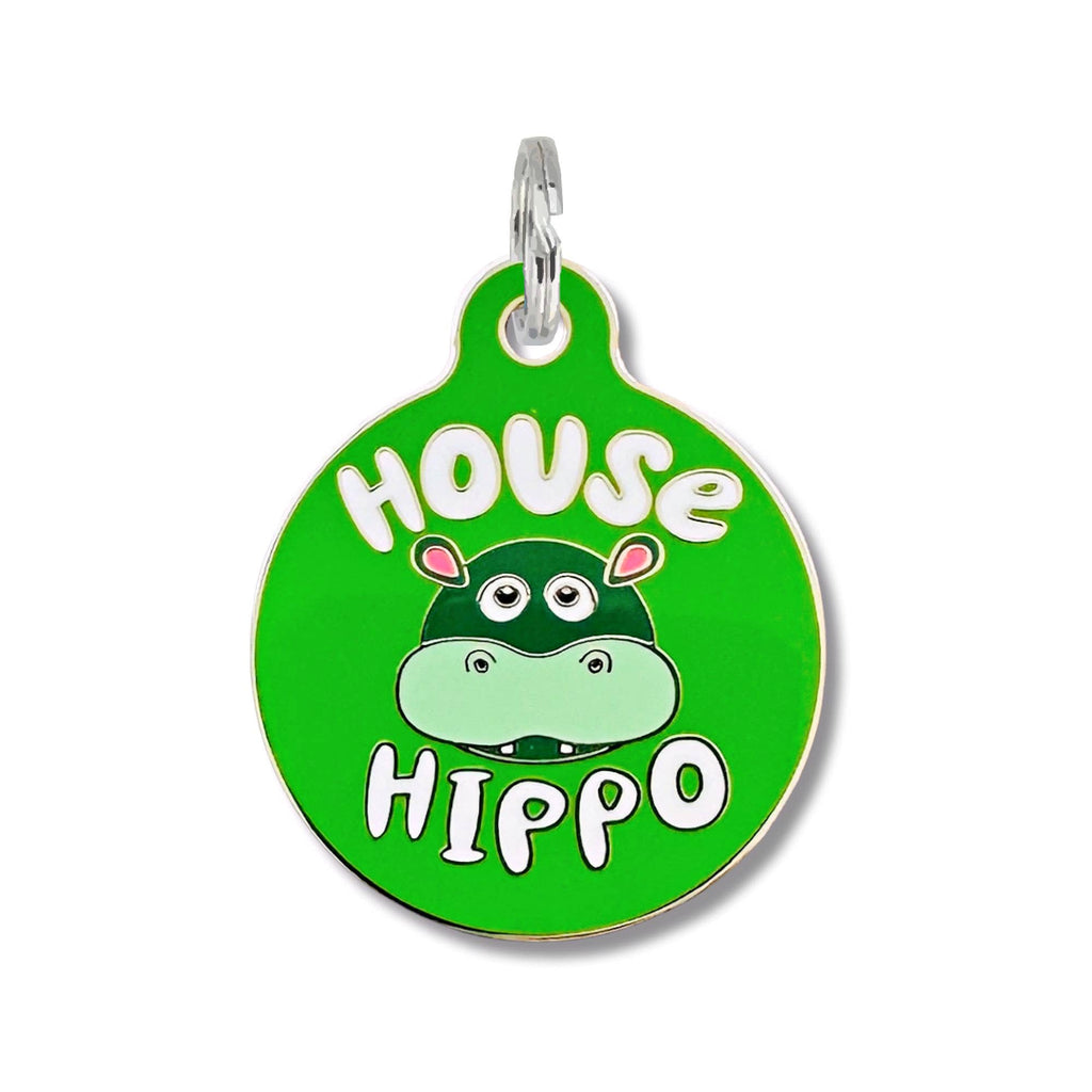 Pet ID Tag - House Hippo - The Dog Shop