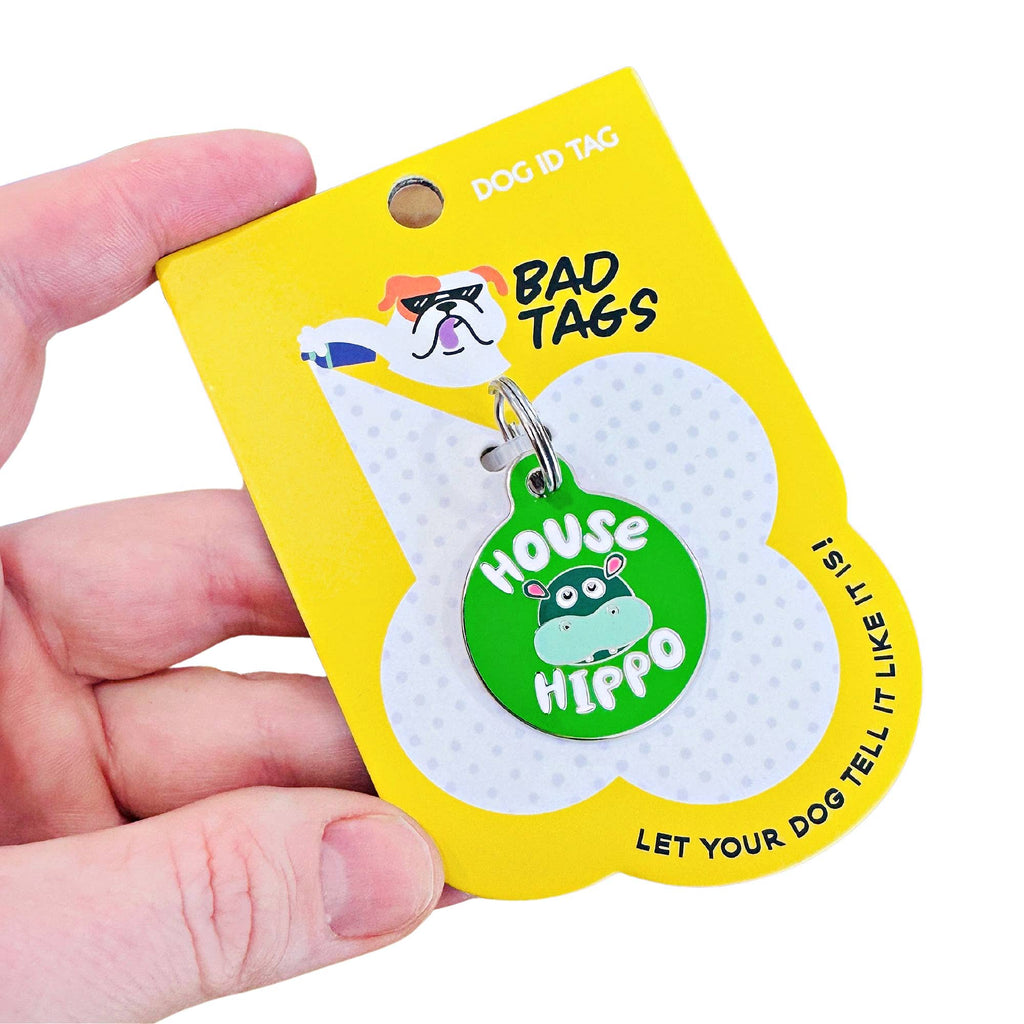 Pet ID Tag - House Hippo - The Dog Shop