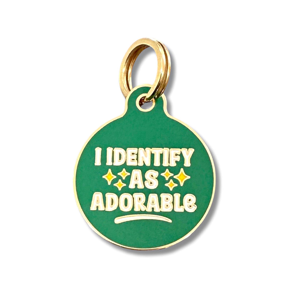 Pet ID Tag - Identify as Adorable - The Dog Shop