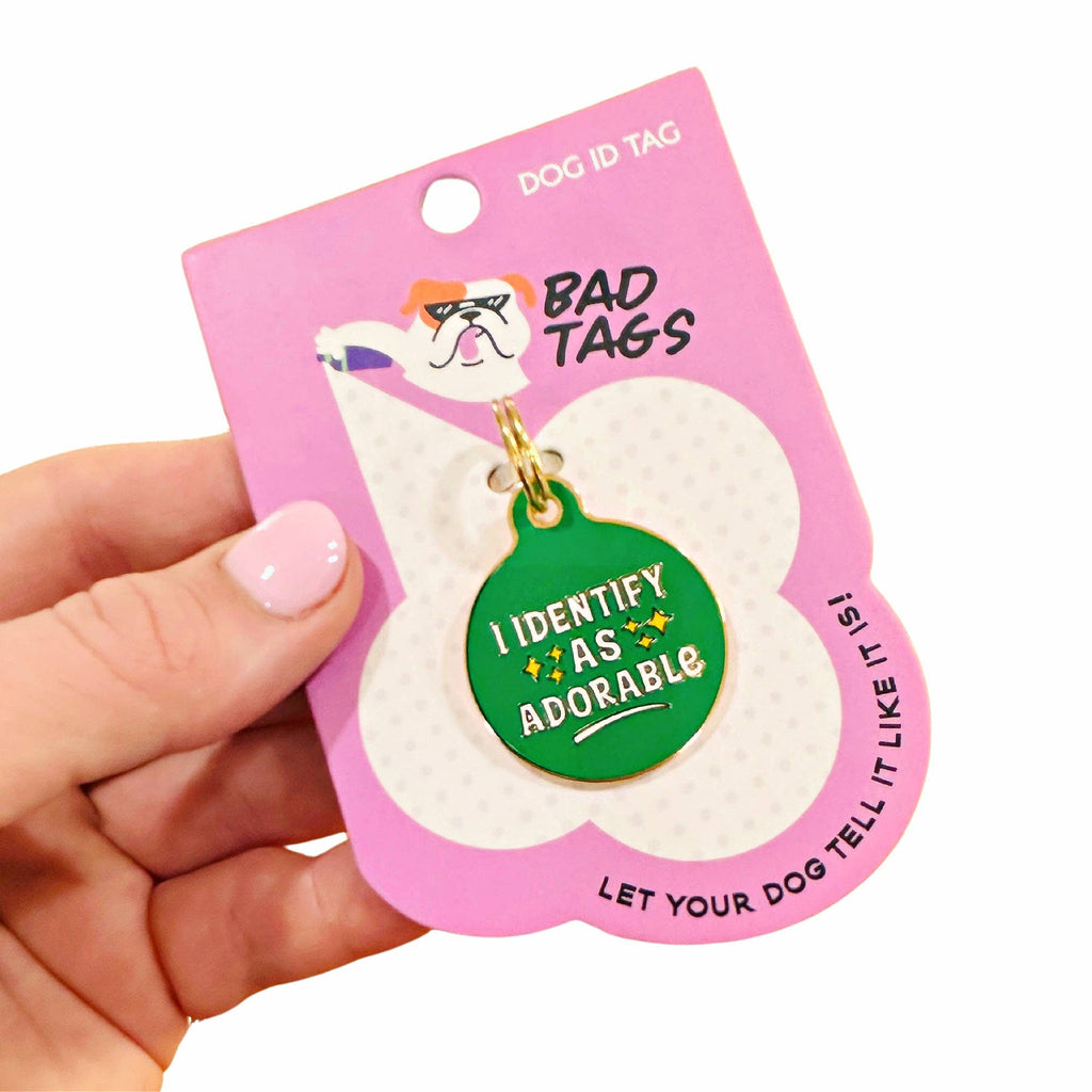 Pet ID Tag - Identify as Adorable - The Dog Shop