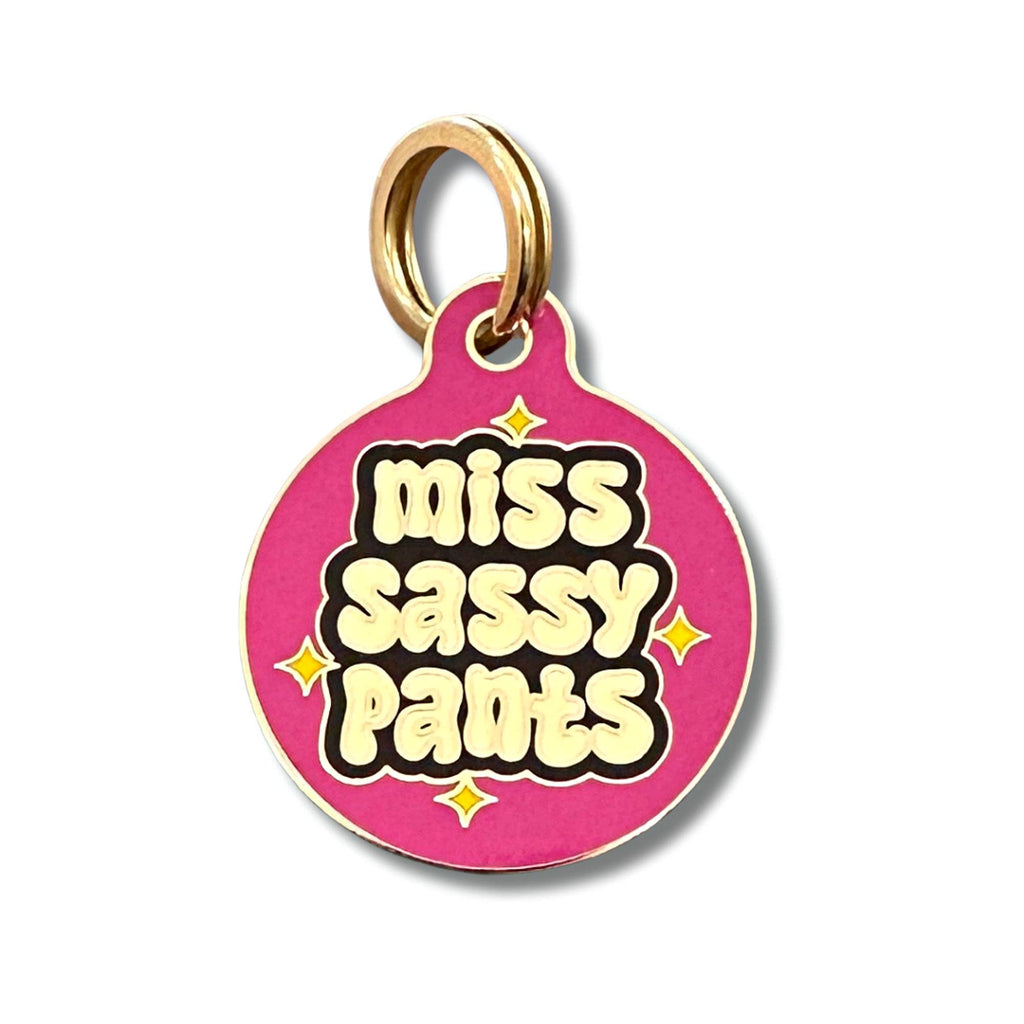 Pet ID Tag - Miss Sassy Pants - The Dog Shop