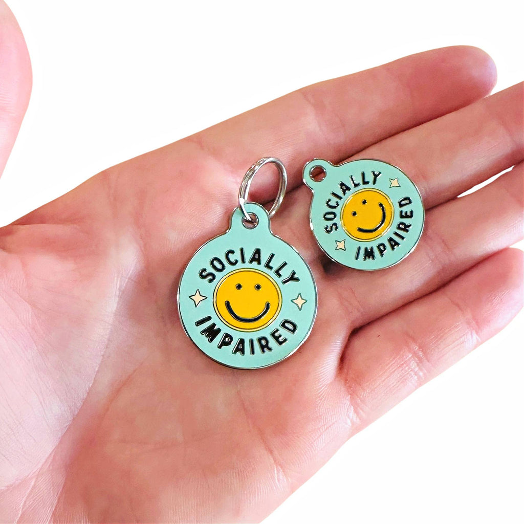 Pet ID Tag - Socially Impaired - The Dog Shop