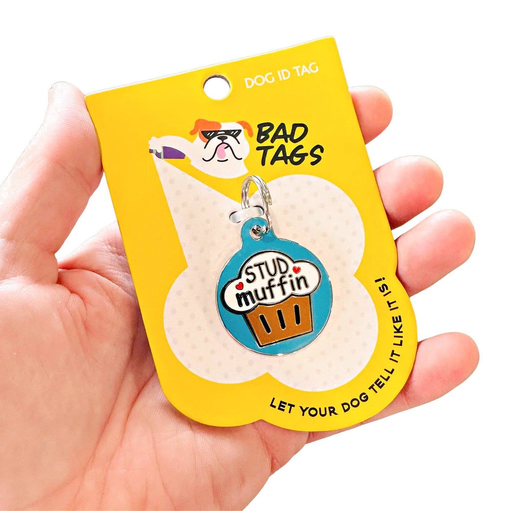Pet ID Tag - Stud Muffin - The Dog Shop