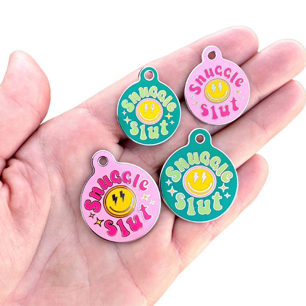 Pet ID Tag - Snuggle Slut - The Dog Shop
