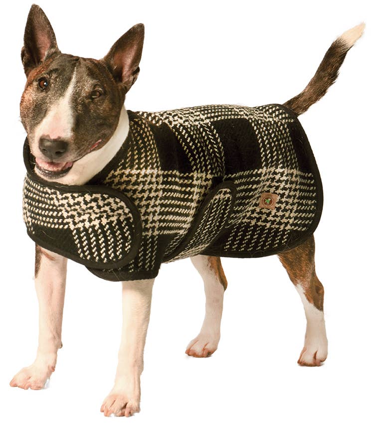 Black and White Dog Blanket Coat - The Dog Shop