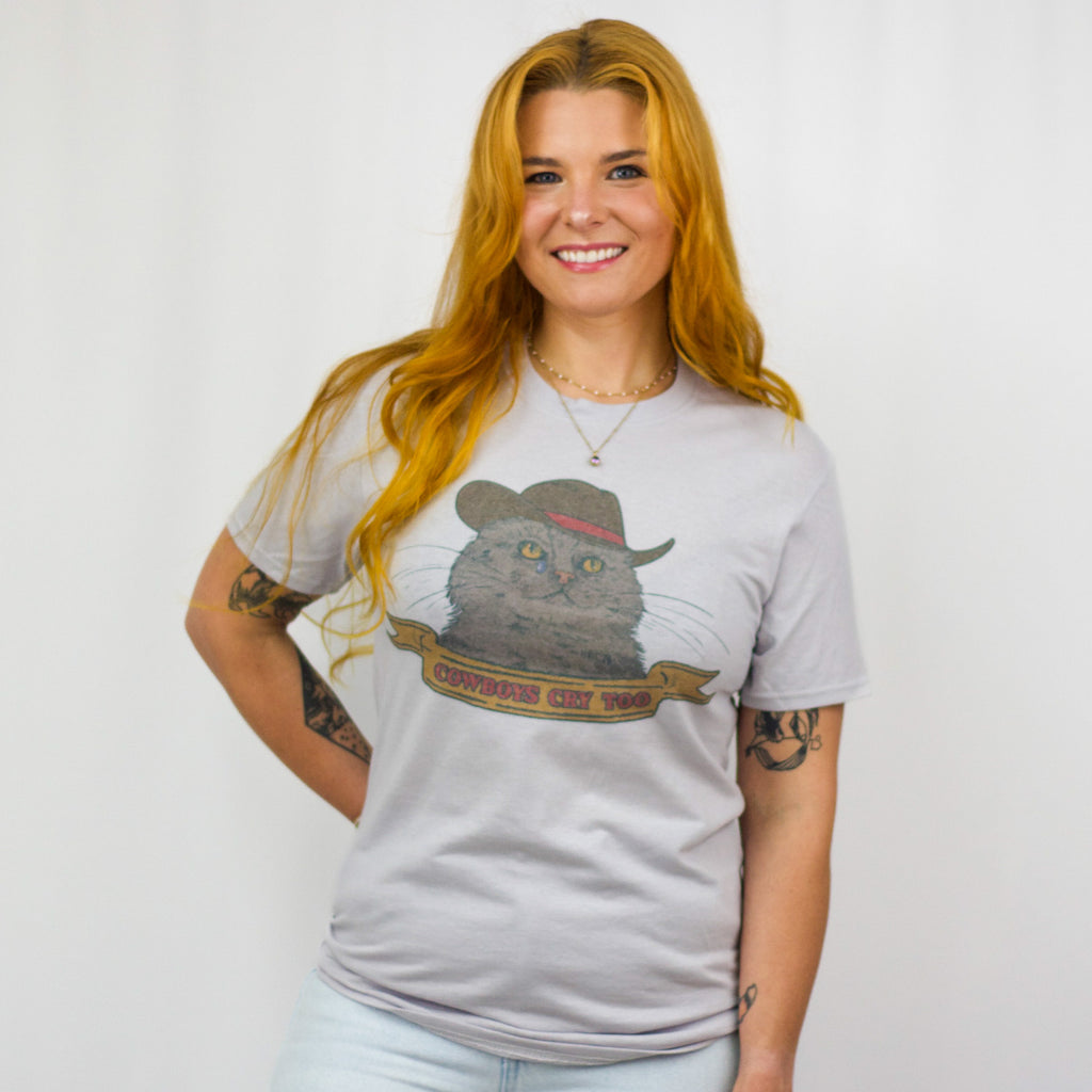 Cowboys Cry Too T-Shirt - The Dog Shop