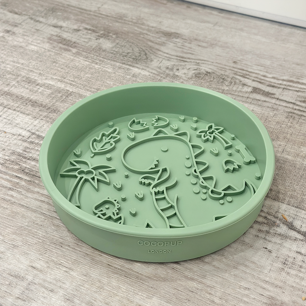 Silicone Slow Feed Dog Bowl - Dinopaws - The Dog Shop