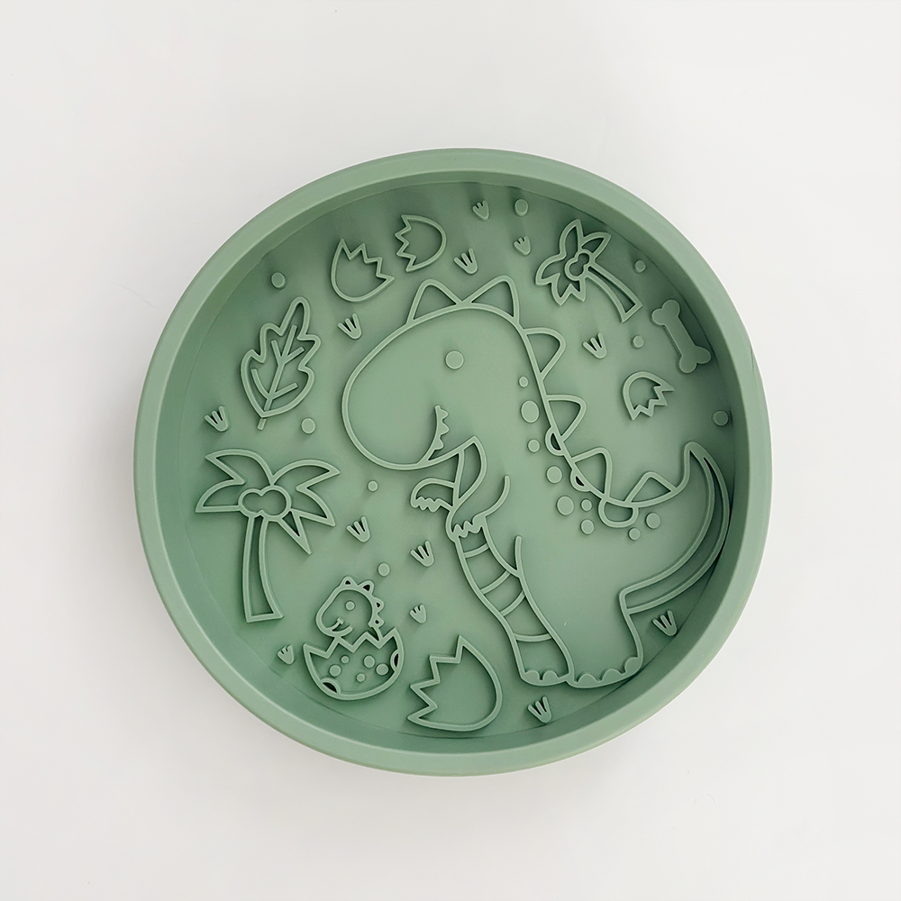 Silicone Slow Feed Dog Bowl - Dinopaws - The Dog Shop