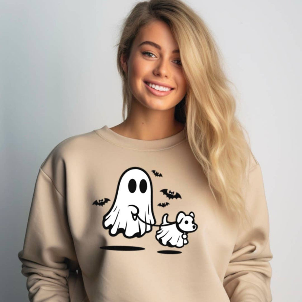 Ghost Walking Dog Sweatshirt - The Dog Shop