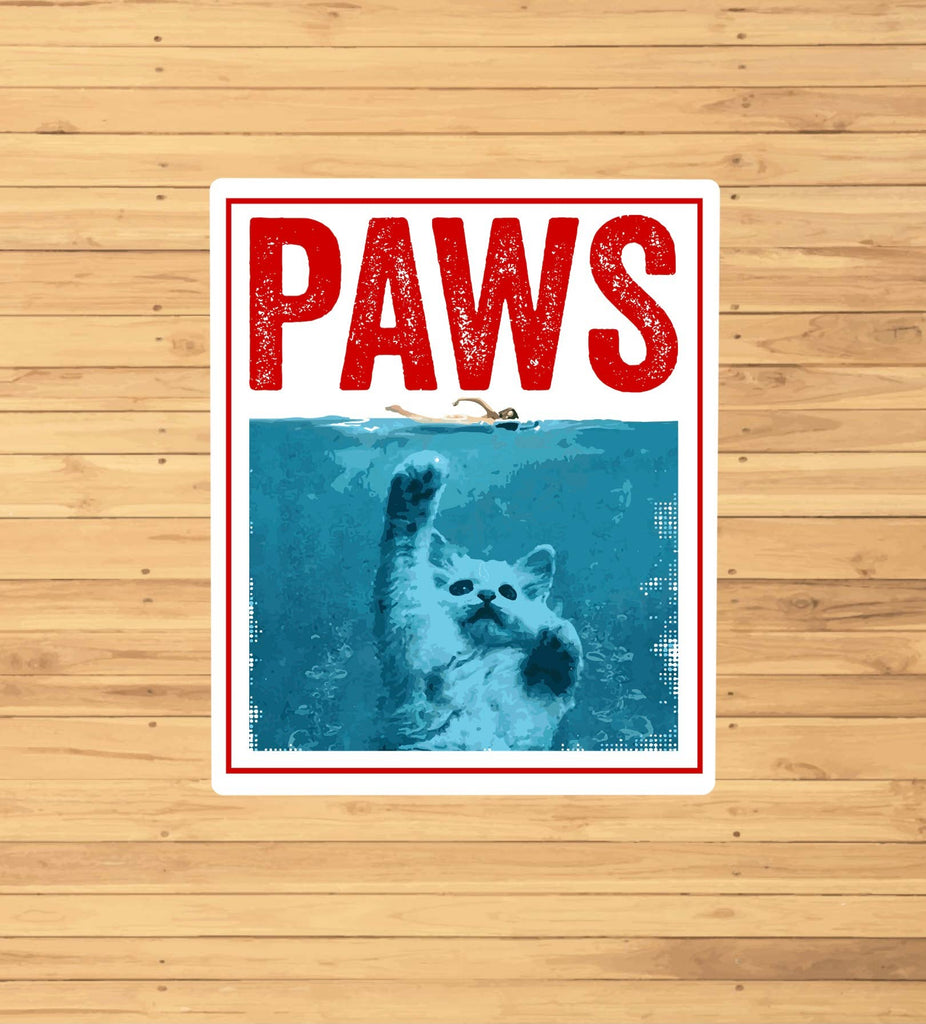 Paws Movie Poster Sticker - The Dog Shop
