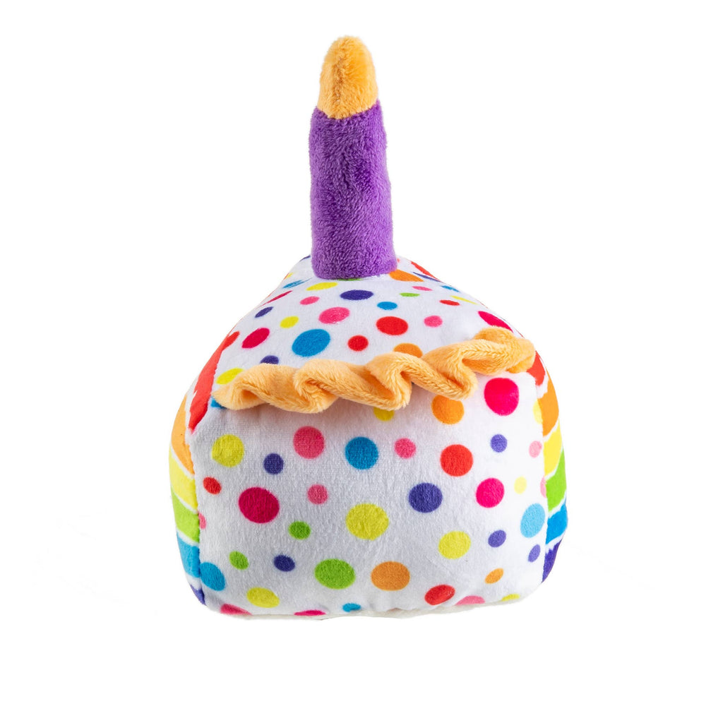 Birthday Cake Slice Squeaker Dog Toy - The Dog Shop