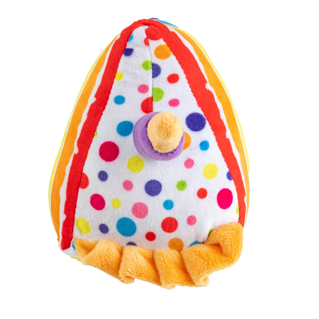 Birthday Cake Slice Squeaker Dog Toy - The Dog Shop