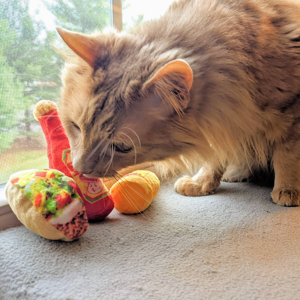 Fat Cat Hot Sauce Plush Toy For Cats - The Dog Shop