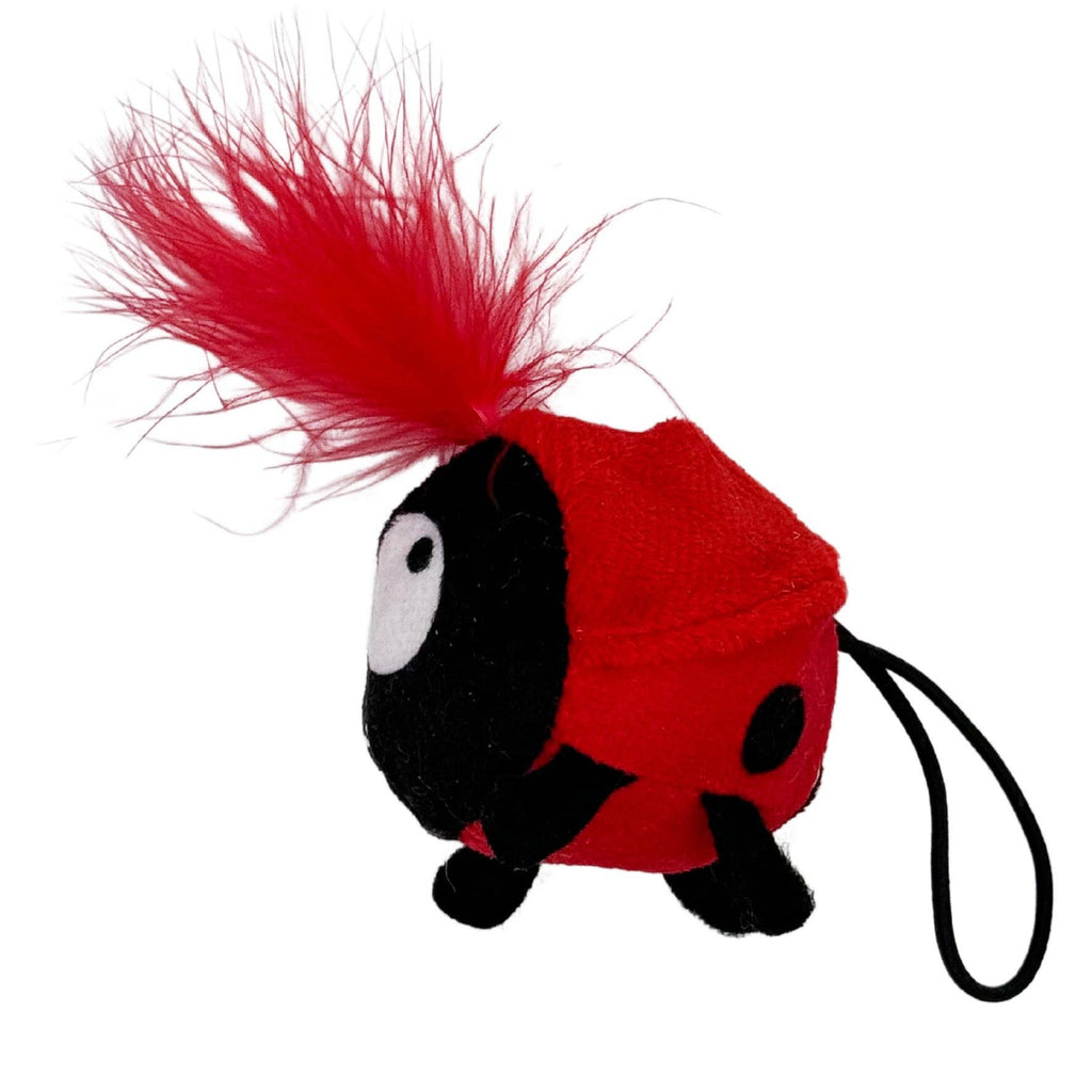 Ladybug Flinger Plush Toy for Cats - The Dog Shop