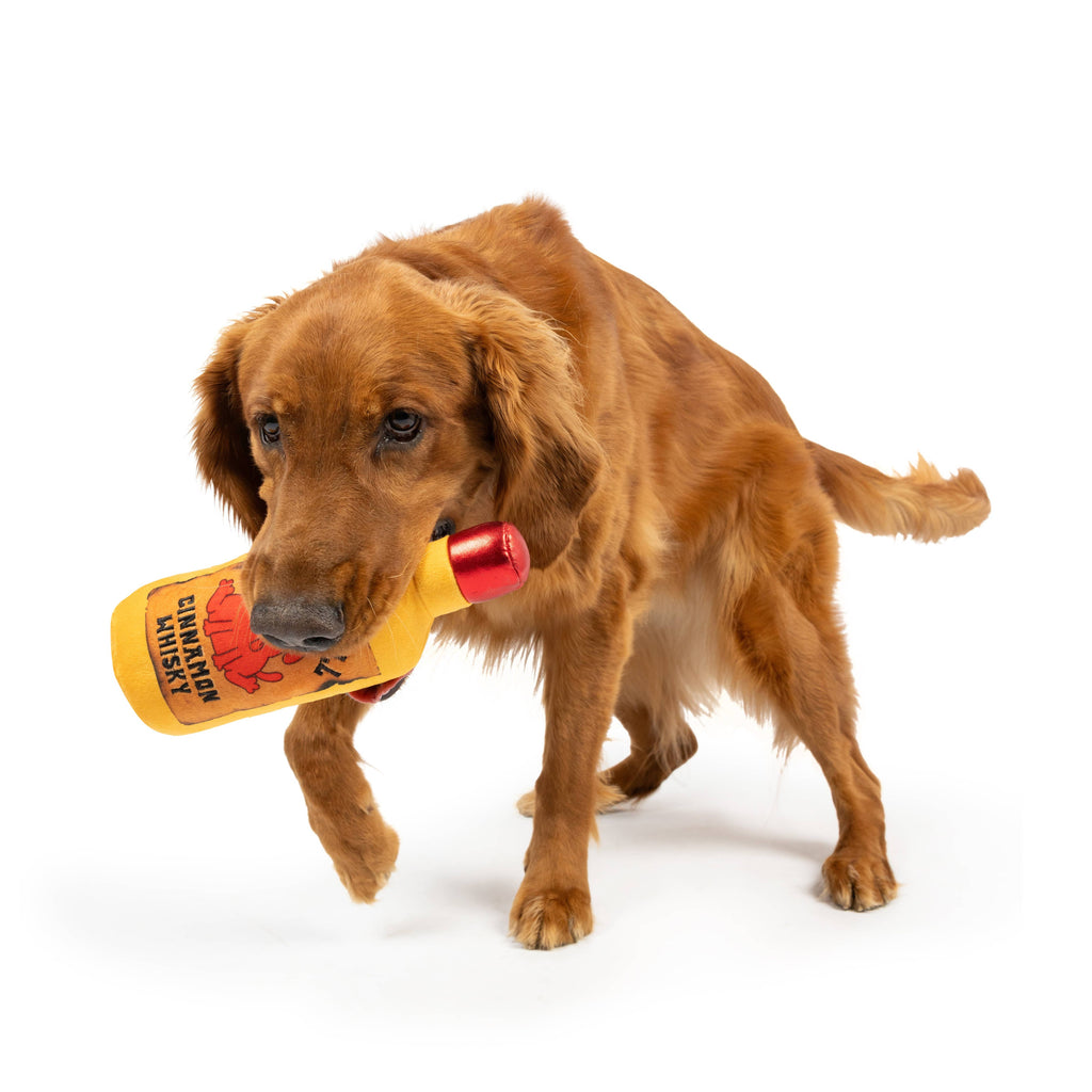Hairball Cinnamon Whisky Plush Dog Toy - The Dog Shop