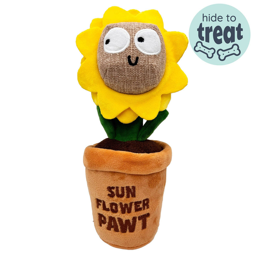 Seek 'n Treat Sunflower Plush Dog Toy - The Dog Shop