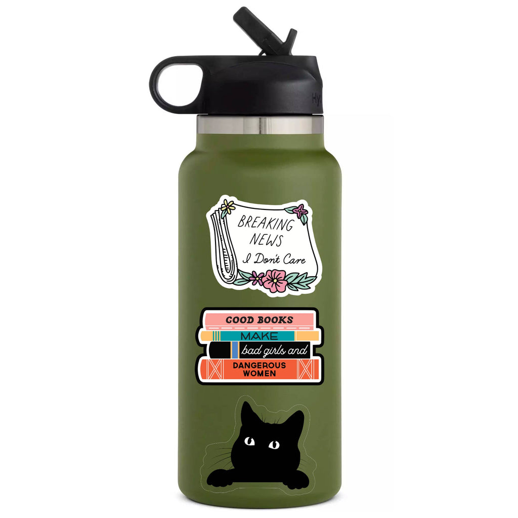 Perching Kitty Clear High Quality Vinyl Sticker - The Dog Shop