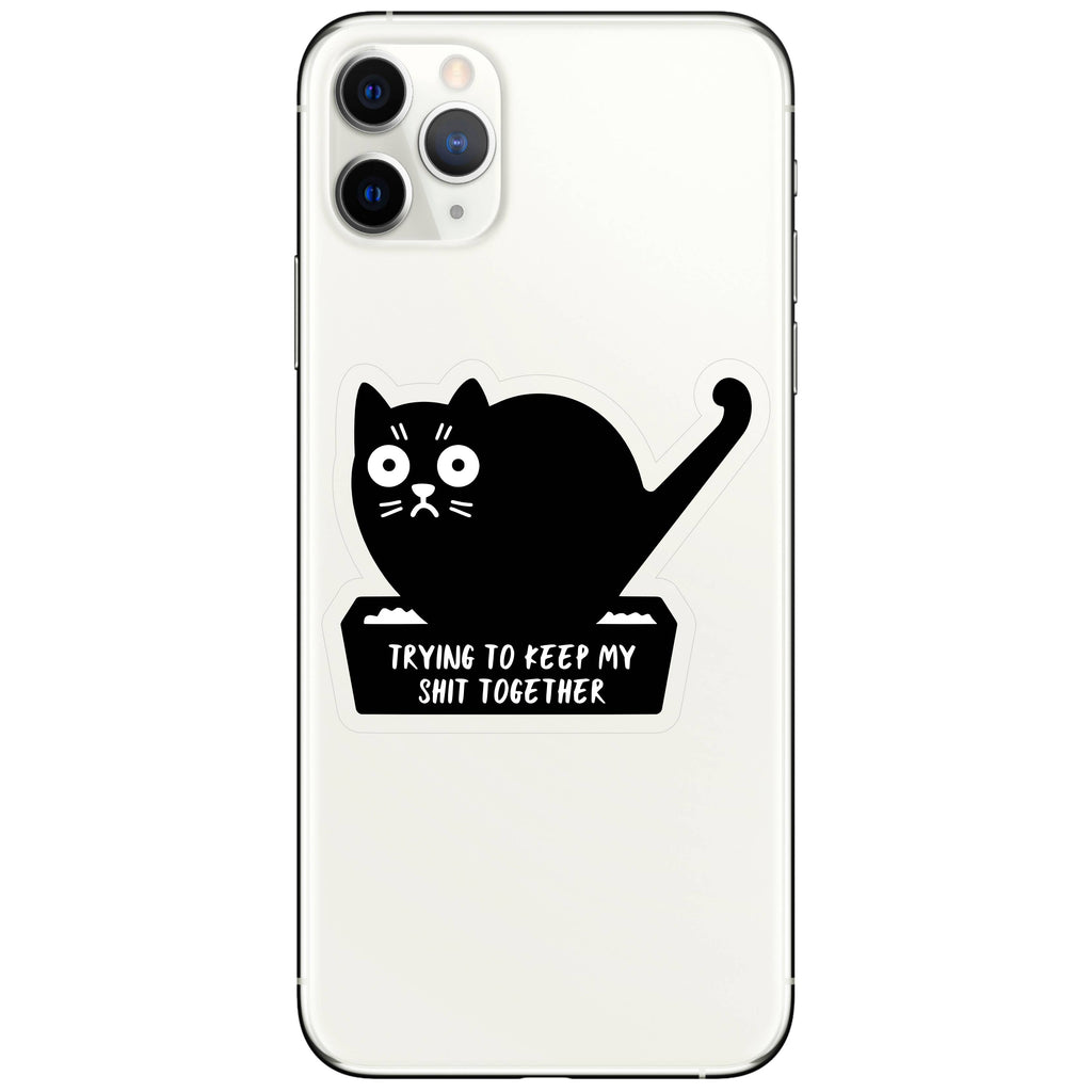 Swear Cat Funny High Quality Vinyl Sticker - The Dog Shop