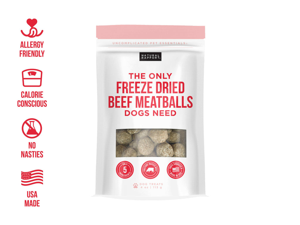 The Only Freeze Dried Beef Meatballs Dogs Need - The Dog Shop