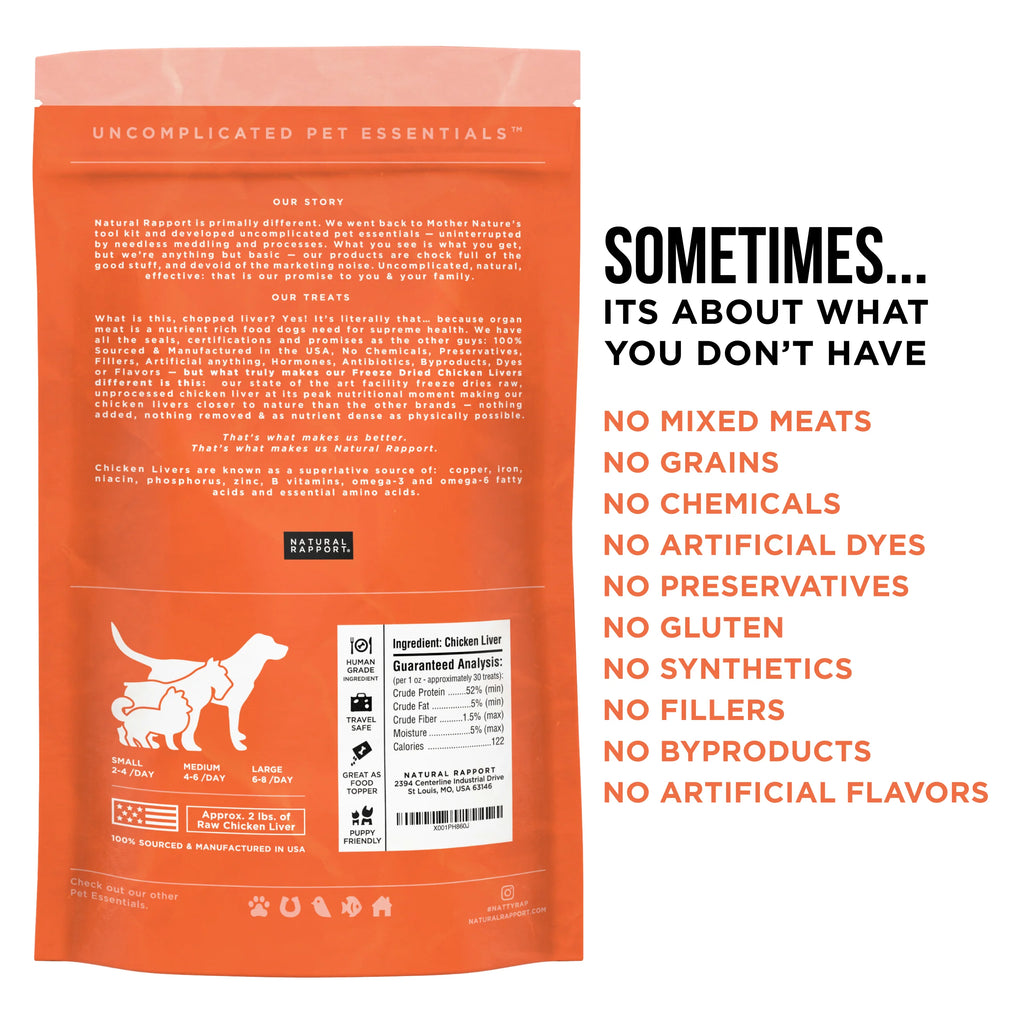 The Only Freeze Dried Chicken Liver Dogs Need - The Dog Shop