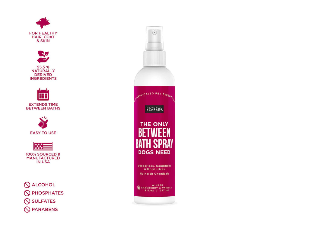 The Only Between Bath Spray Dogs Need - Cranberry & Vanilla - The Dog Shop