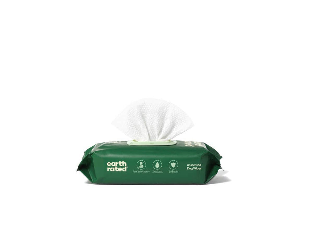 Earth Rated Unscented Dog Grooming Wipes - The Dog Shop